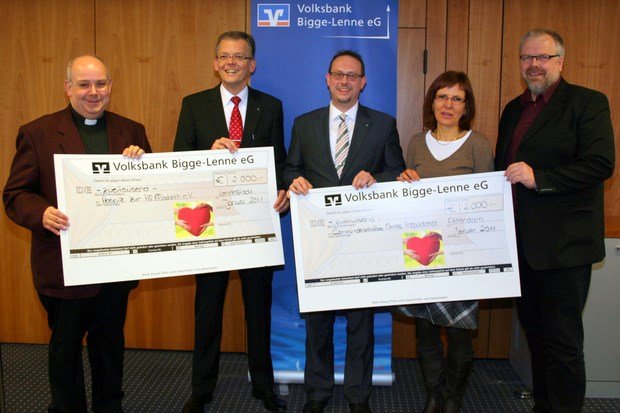 Spende Volksbank Attendorn Camino 2011 Spende Volksbank Attendorn Camino 2011