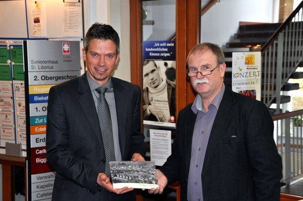 Ausstellungseroeffnung St. Liborius 2010 "Ausstellungseroeffnung 28. März 1945 – Bilder einer zerstörten Stadt" St. Liborius 2010