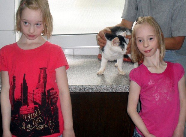 Caroline und Luisa retteten zwei Katzen das Leben