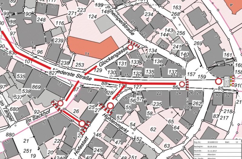 Innenstadtentwicklung Attendorn - Niederste Straße