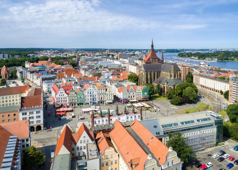 Hansetag Rostock Luftbild ©Rostock Marketing Sebastian Krauleidis