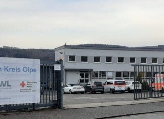 Impfzentrum des Kreises Olpe in Attendorn