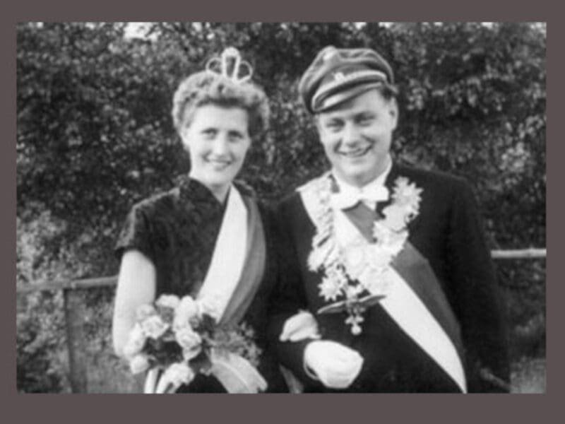 Schützenfest in Windhausen 9 1954 alois elsbeth rauterkus
