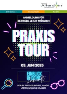 plakat praxistour hansestadt attendorn
