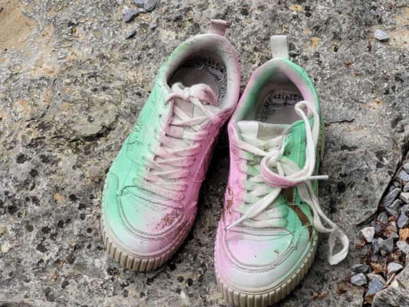 Sommerferienspiele vom kjkHaus 2025 1 kjk graffiti schuhe