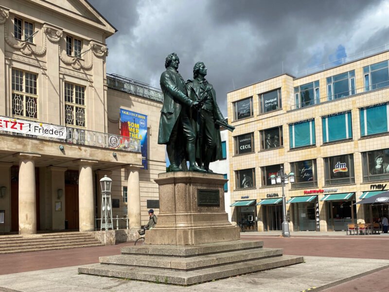 Auf den Spuren deutscher Geschichte in Weimar 1 goethe und schiller