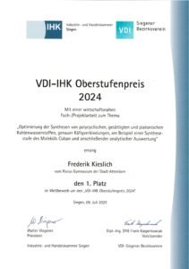 urkunde frederik kieslich