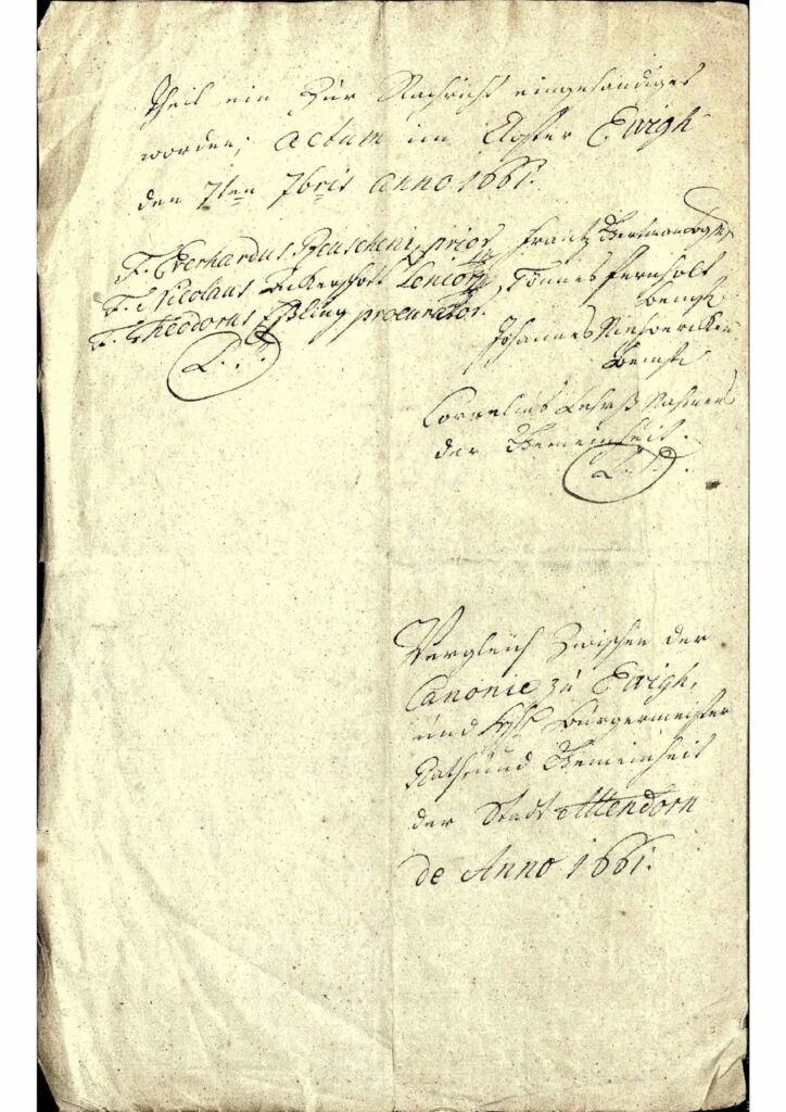 Vergleich zwischen Kloster Ewig und Stadt Attendorn 1661 3 a5 bilder 4