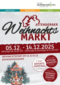 weihnachtsmarkt 2025 plakat