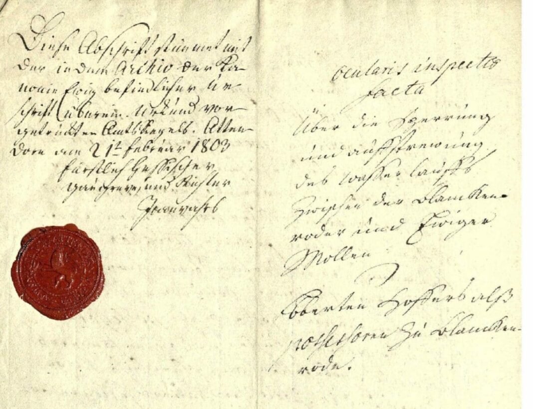 Archivalie des Monats Februar 2026 (A10)