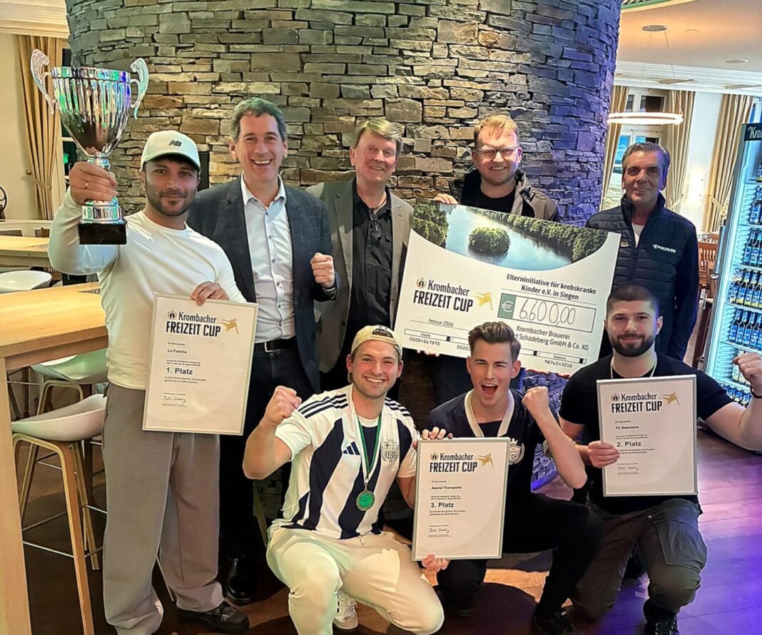 Spendenrekord beim Krombacher Freizeit Cup