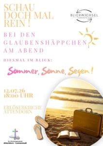 BLICKWECHSEL – Glaubenshäppchen am Abend 1 68651ceb c7c9 409e 93f5 62e8c8f05525